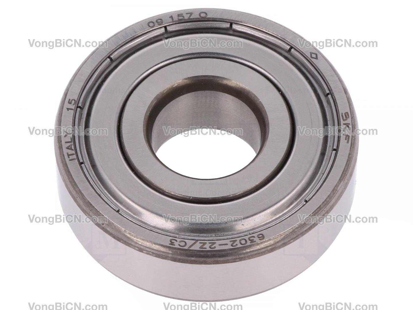 SKF 6302-2Z/C3