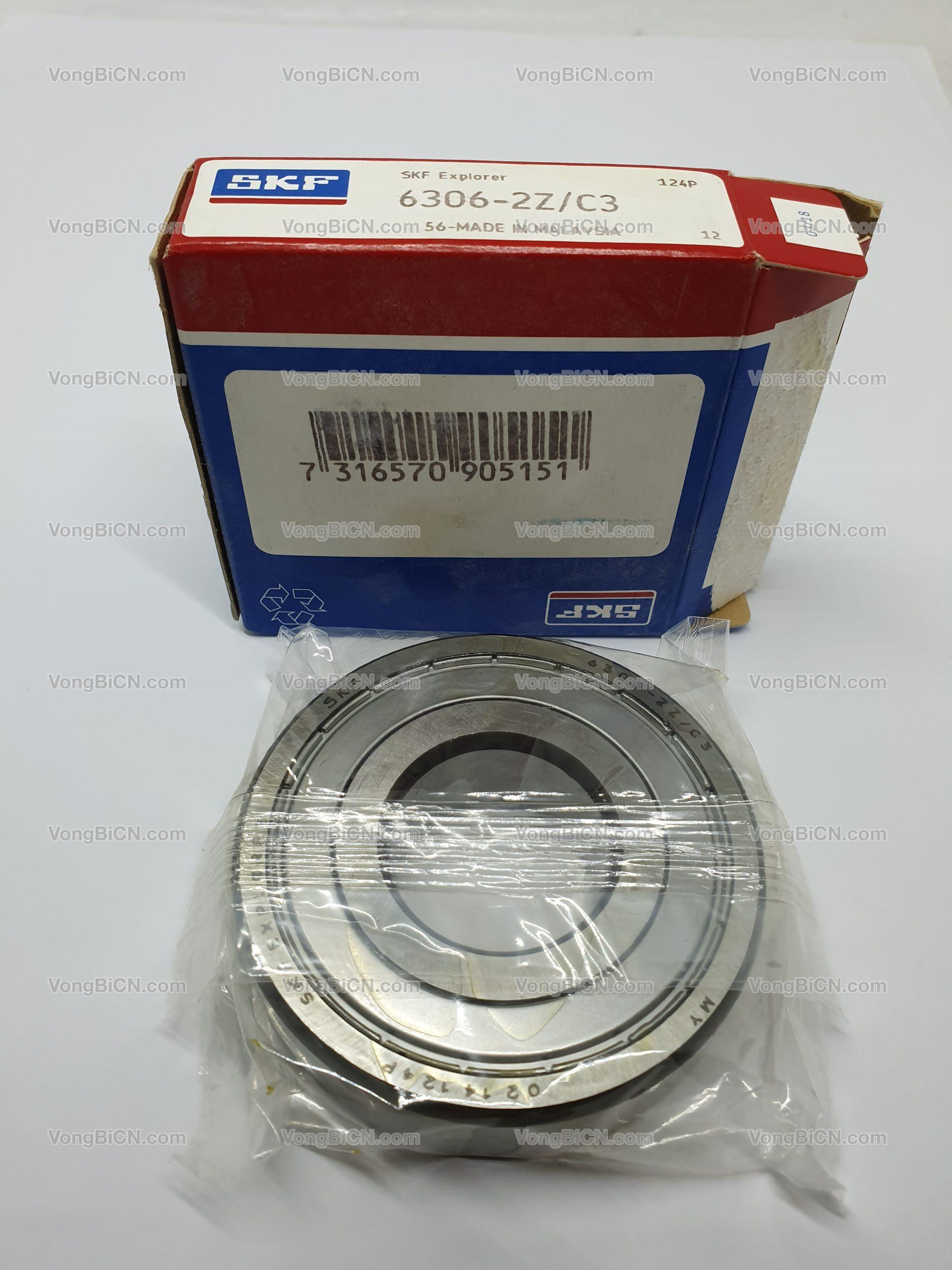 SKF 6306-2Z/C3