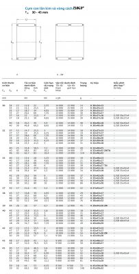 Cụm con lăn kim và vòng cách SKF Fw 30 – 45 mm K 30x34x13 30x35x13 30x35x17 30x35x27 30x37x16 30x37x18 30x40x18 30x40x30 32x37x13 32x37x17 32x37x27 32x38x20 32x39x16 32x39x18 32x40x25 32x40x42 32x46x32 35x40x13 35x40x17 35x40x25 35x40x27 35x42x16 35x42x18 35x42x20 35x42x30 35x45x20 35x45x30 37x42x17 38x43x17 38x43x27 38x46x20 38x46x32 39x44x26 40x45x13 40x45x17 40x45x27 40x47x18 40x47x20 40x48x20 42x47x13 42x47x17 42x47x30 42x50x20 43x48x17 43x48x27 45x50x17 45x50x27 45x52x18 45x53x20 45x53x21 45x53x28 45x59x18 45x59x32 TN ZW Catalog