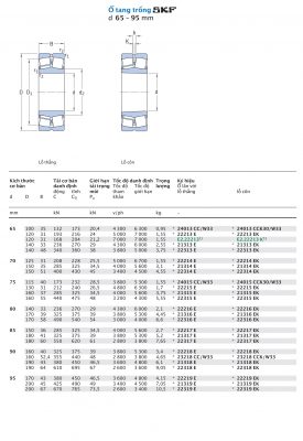 Ổ tang trống SKF d 65 – 95 mm 24013 22213 21313 22313 22214 21314 22314 24015 22215 21315 22315 22216 21316 22316 22217 21317 22317 22218 23218 21318 22318 22219 21319 22319 CCK30/W33 CCK/W33 CC/W33 E EK CC CCK Catalog