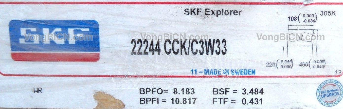 SKF 22244 CCK/C3W33