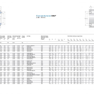 Ổ côn một dãy hệ mét d 60 – 70 mm 32012 33012 33112 30212 32212 T2EE 060/Q T7FC 060/QCL7C 30312 31312 32312 32312 32013 33013 JM 511946/910/Q T2DD 065/Q 33113 30213 32213 33213 T7FC 065/QCL7C 30313 31313 32313 BJ2/QU4CL7CVQ267 32313 32014 33014 33114 30214 32214 33214 X/QCL7C /Q J2/Q /QCL7C BJ2/QCL7C J2/QCL7C X/Q Catalog